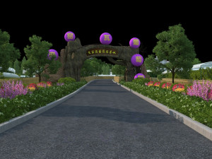 Agricultural park 3D Model