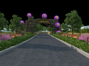 농업공원 3D 모델