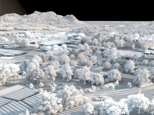 Agricultural park 3D Model
