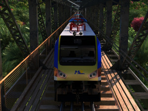 Train Modèle 3D