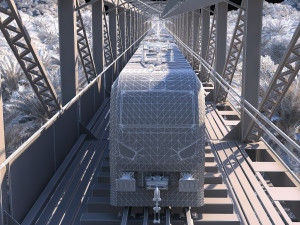 Train Modèle 3D