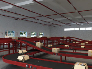 Doręczenie ekspresowe Model 3D