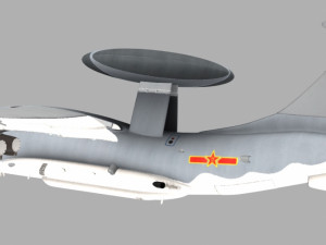 Early warning aircraft 3D Модель