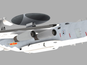 Early warning aircraft 3D Модель