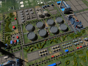 Chemical plant Modelo 3D