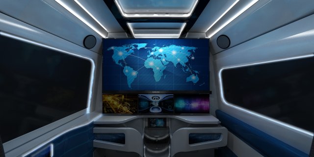 Command vehicle 3D 模型 .c4d .max .obj .3ds .fbx .stl .blend 