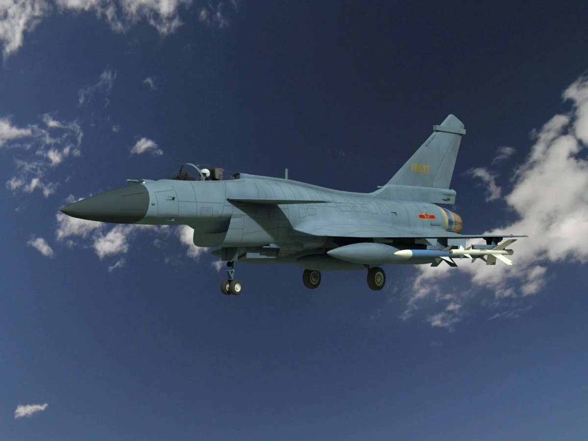 Fighter 3D Model .c4d .max .obj .3ds .fbx .stl .blend