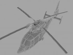 Helicopter 3D Model