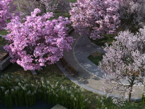 Garden 3D Model