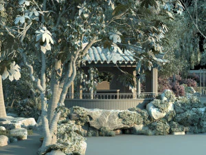 Garden 3D Model