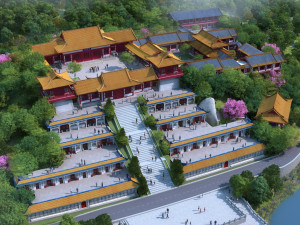 Temple Modèle 3D