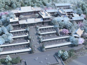 Temple 3D Model