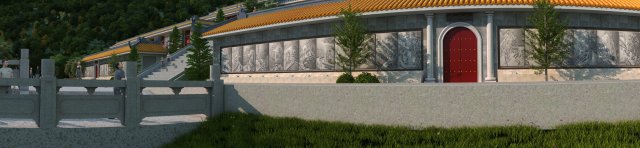 Temple Modelo 3D .c4d .max .obj .3ds .fbx .stl .blend