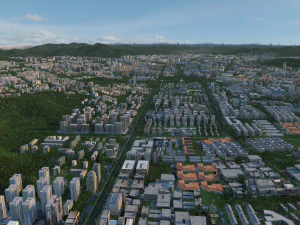 The view of the city 3D Model