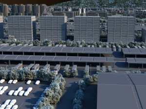 Logistics Warehouse 3D Model