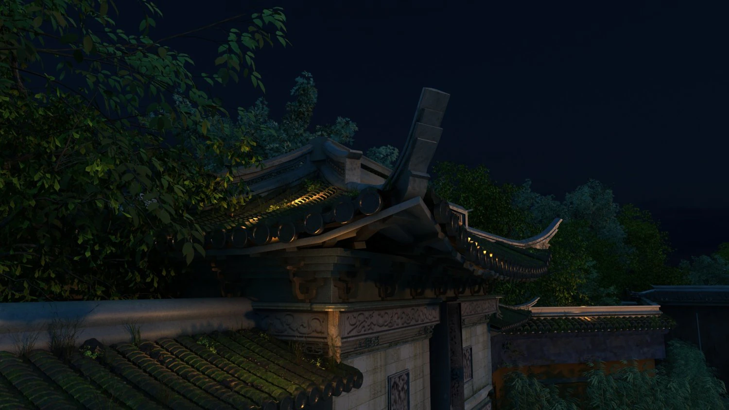Ancient building 3D Model .c4d .max .obj .3ds .fbx .stl .blend 