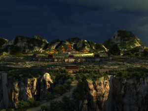 Temple 3Dモデル
