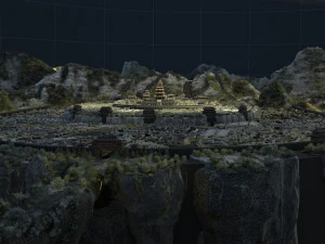 Temple 3D Model