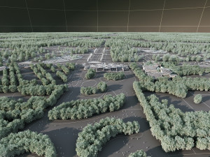 Garden town 3D मॉडल