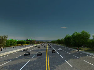 Garden town 3D Model