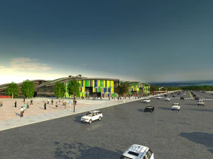 Garden town 3D Model