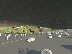 Garden town 3D Model
