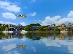 Solar town 3D Model