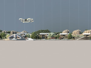 Solar town Model 3D