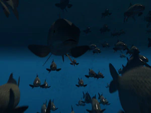 School of fish 3D Model