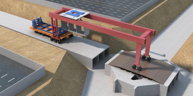 Construction site 3Dモデル .c4d .max .obj .3ds .fbx .stl .blend 