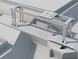 Construction site 3D Model