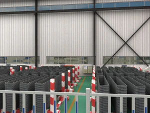 Factory production line 3D Model