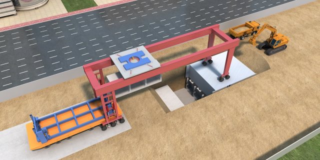 Construction site 3D-Modell .c4d .max .obj .3ds .fbx .stl .blend 