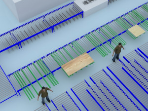 Factory production line Modelo 3D