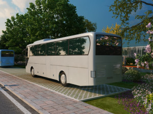 Village bus 3D Model