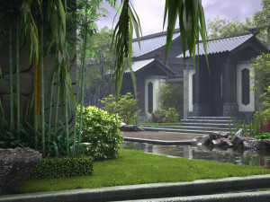 Villa 3D Model