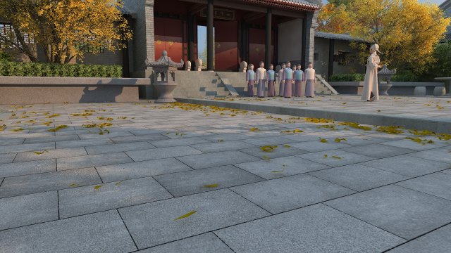 Ancient school 3D मॉडल .c4d .max .obj .3ds .fbx .stl .blend 