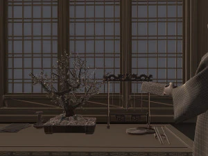 Древний учитель 3D Модель