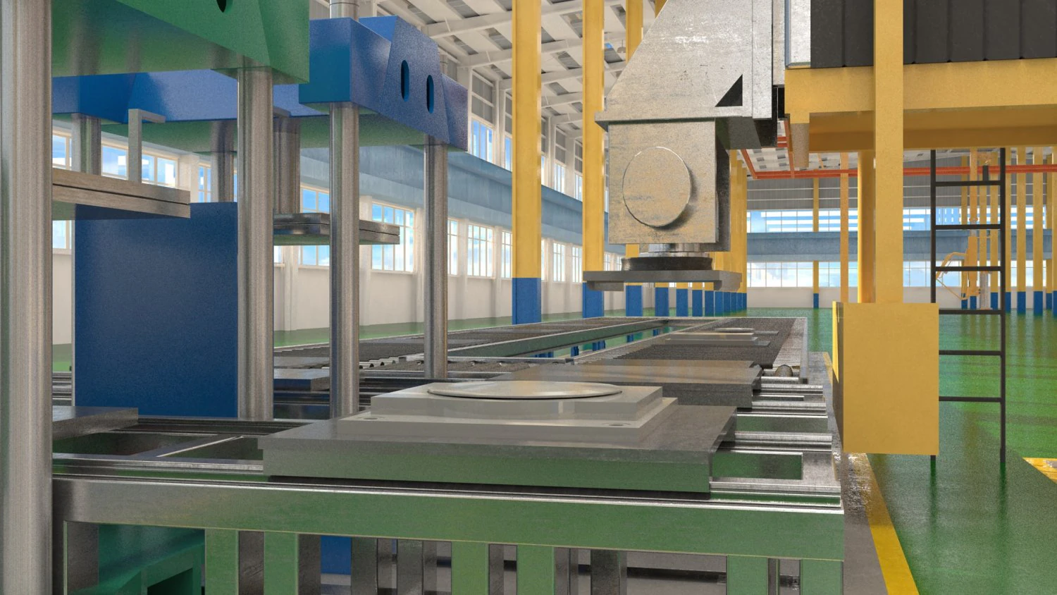 Factory equipment 3D Model .c4d .max .obj .3ds .fbx .stl .blend 