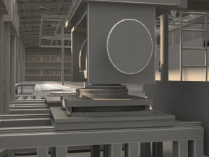Factory equipment 3D Model