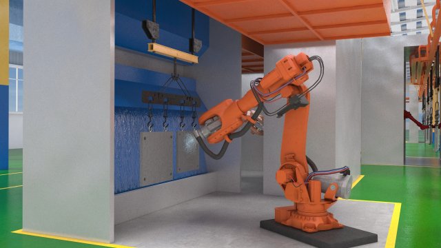 Factory equipment Modello 3D .c4d .max .obj .3ds .fbx .stl .blend 