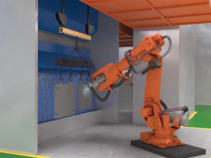 Equipo de f&aacute;brica Modelo 3D