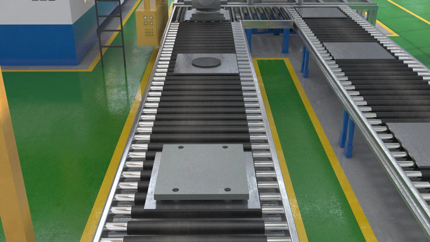 Factory equipment 3D Model .c4d .max .obj .3ds .fbx .stl .blend 