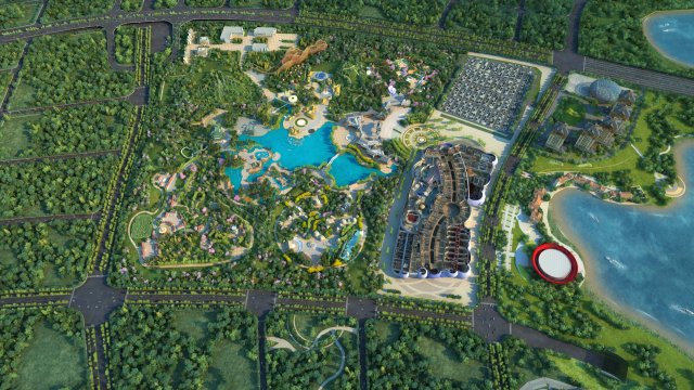 Amusement park Model 3D .c4d .max .obj .3ds .fbx .stl .blend 