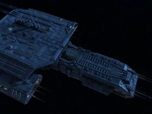 Spaceship 3D Model