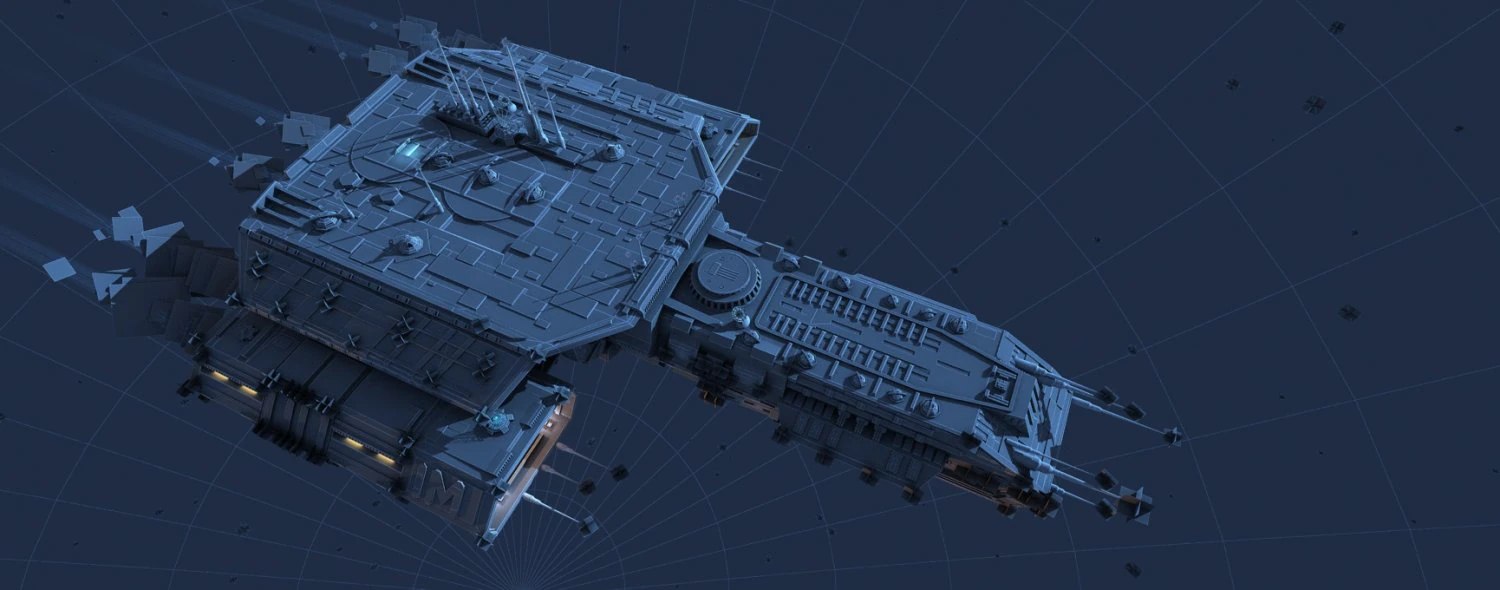 Spaceship 3D Model .c4d .max .obj .3ds .fbx .stl .blend 