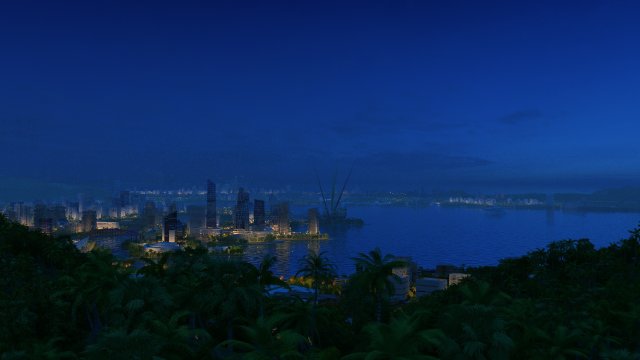 City night 3D Модель .c4d .max .obj .3ds .fbx .stl .blend 