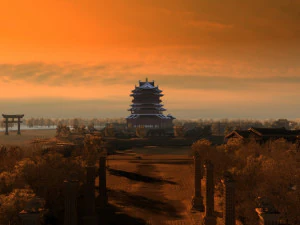 Снежная сцена 3D Модель