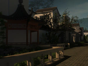 Landscape architecture 3D Model