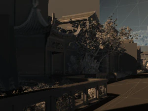 Landscape architecture 3D Model